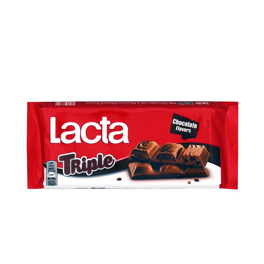LACTA TRIPLE CHOCO 90GR