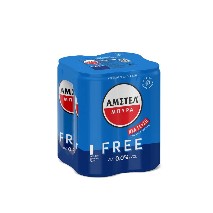 AMSTEL FREE 330ML (3+1ΔΩΡΟ)