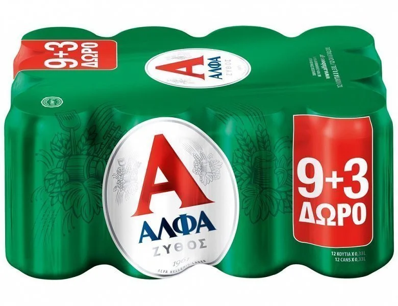 ΑΛΦΑ 330ML (9+3ΔΩΡΟ)
