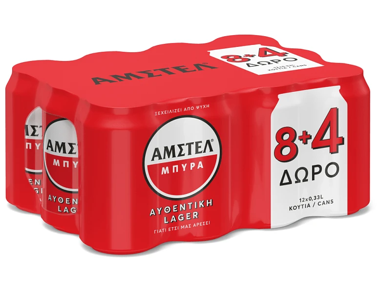 AMSTEL ΚΟΥΤΙ 2Χ(8+4)330ML