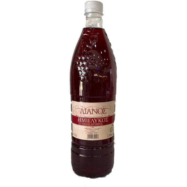 ΟΙΝΟΣ ΕΡΥΘΡΟΣ ΗΜΙΓΛΥΚΟΣ PET 1.5LT