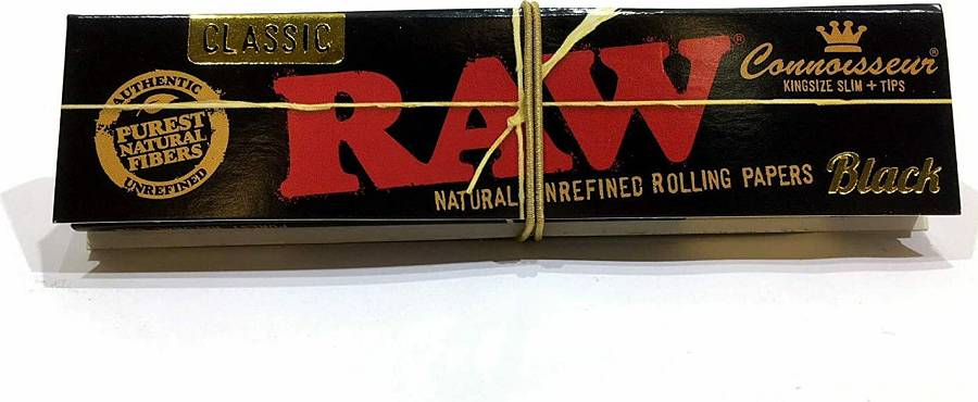 RAW ΜΑΥΡΟ KS SLIM+TIPS