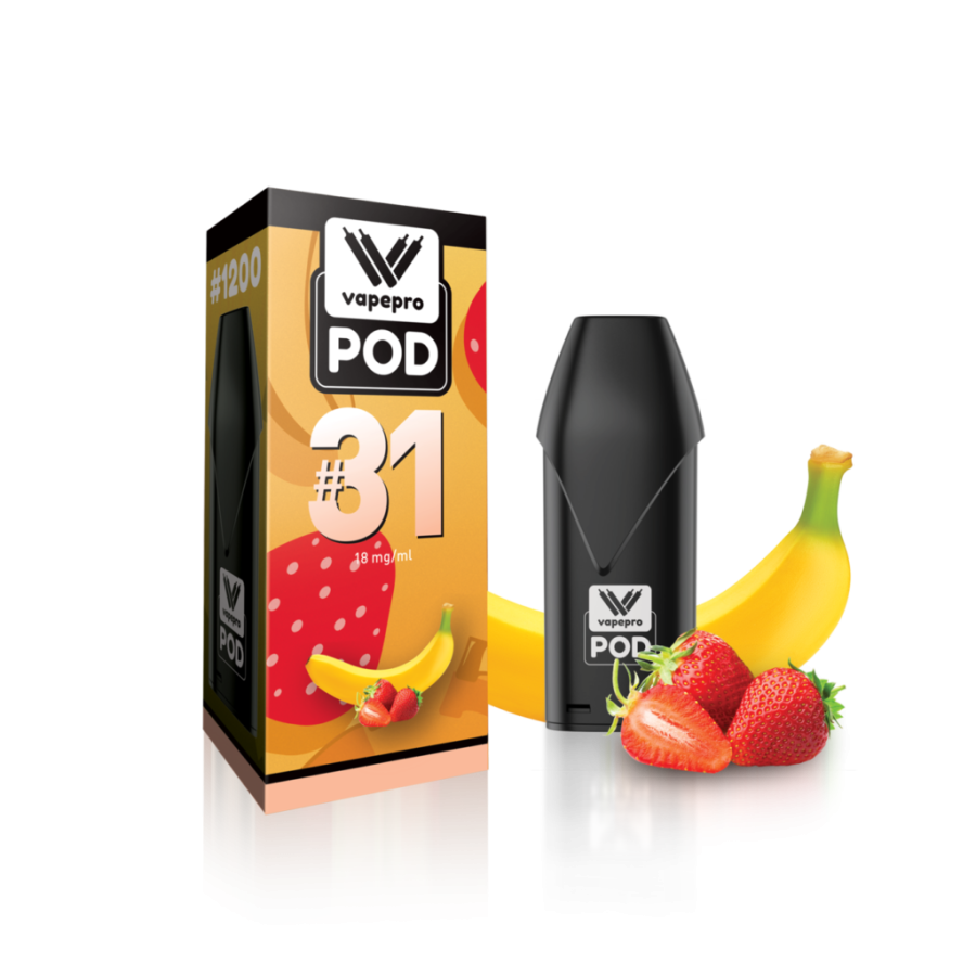 VAPE PRO POD STRAWBERRY BANANA #31