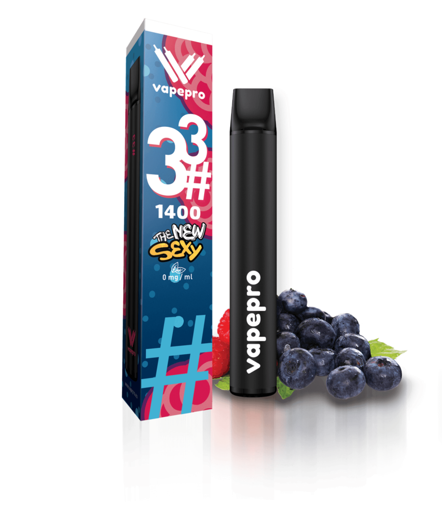 VAPE 1400 PUFFS BLUBERRY RASBERRY N33