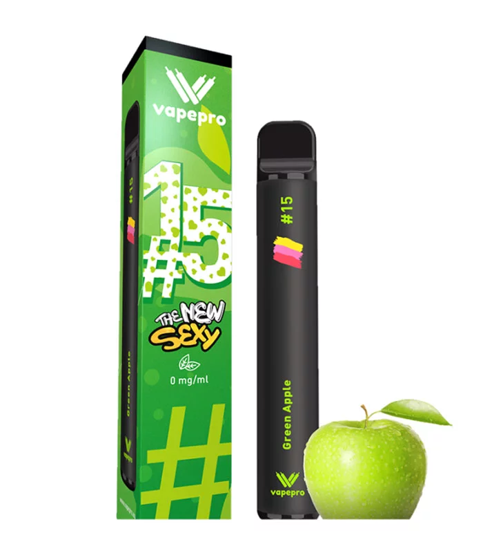 VAPE 1000 PUFFS GREEN APPLE N15