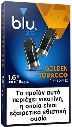 BLU 2.0 PODS GOLDEN TOBACCO 1.6%