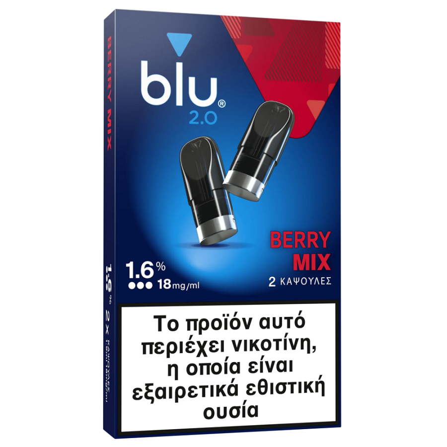 BLU 2.0 PODS BERRY MIX 1.6%