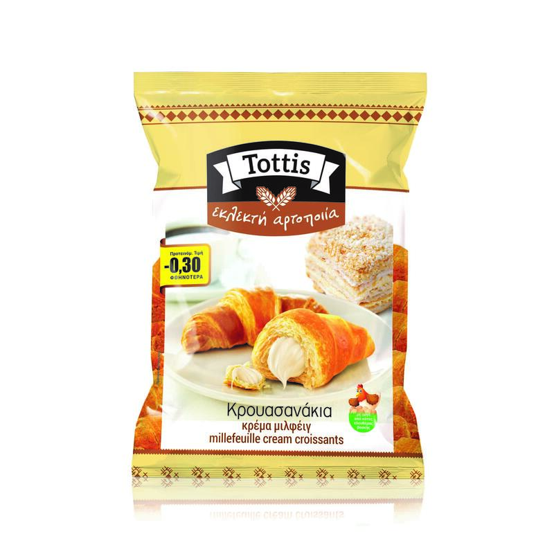TOTTIS CROISSANT ΜΙΛΦΕΙ 300ΓΡ (-0.30Ε)