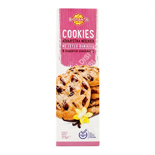 ΒΙΟΛΑΝΤΑ COOKIES ΒΑΝΙΛΙΑ KAKAO 175GR