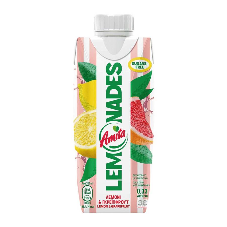AMITA LEMONADES GRAPEFRUITS 330ML