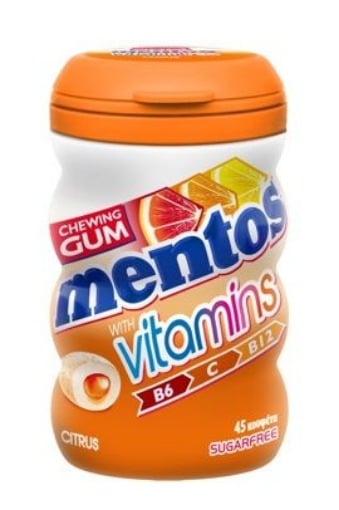 MENTOS PURE FRESH NANO ΜΠΟΥΚΑΛΙ VITAMINS 18G
