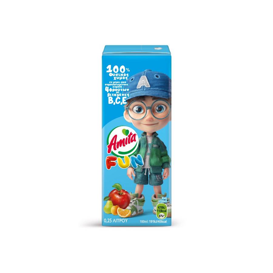 AMITA FUN 0,25LT ΜΗΛΟ