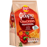 LAYS CRAKERS ΠΟΛΥΣΠΟΡΑ ΚΟΚΚΙΝΗ ΠΙΠΕΡΙΑ