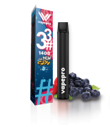 VAPE 1400 PUFFS BLUBERRY RASBERRY N33
